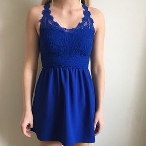 Blue dress